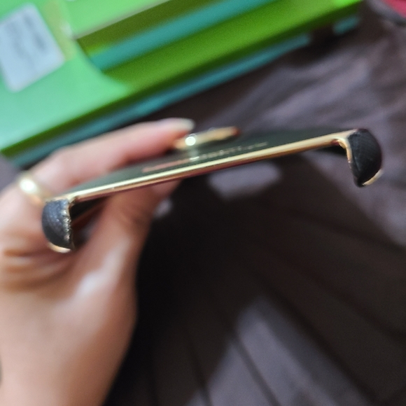 KATE SPADE Black/Gold Samsung Galaxy S8+ Cellphone Wrap Case - Picture 8 of 11